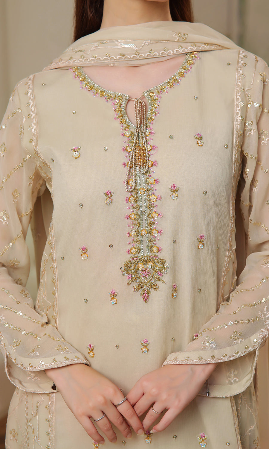 Shamooz Stitched 3 Piece Formals Collection'2025-Haze SEM-0722
