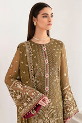Flossie Unstitched 3 Piece Formals Executive Vol-06 Collection'2025-Dreary Aureate