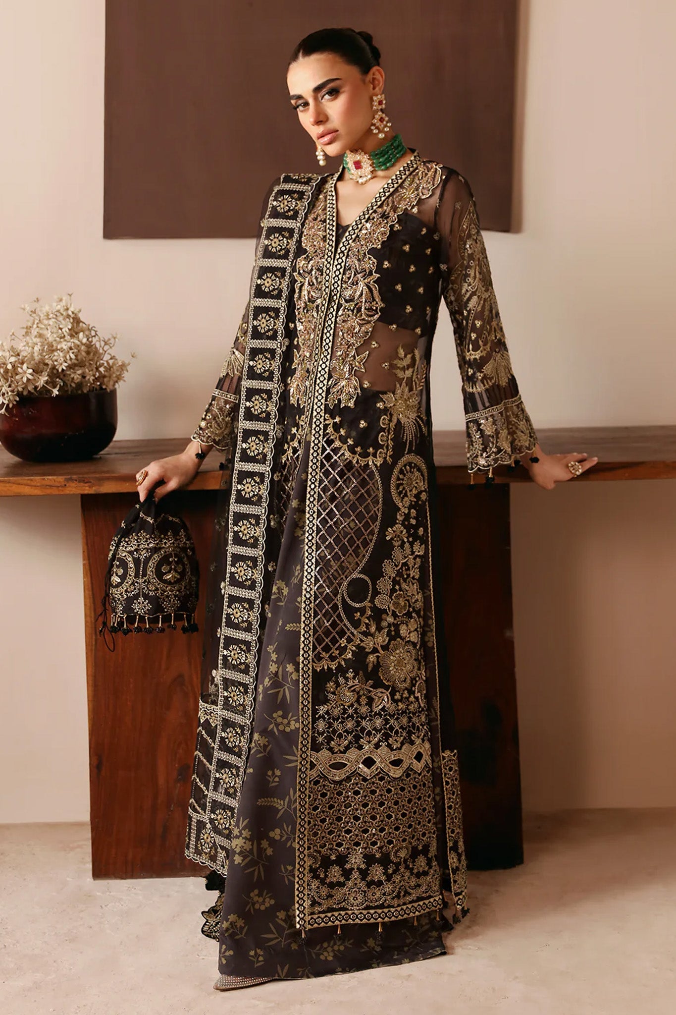 Ramsha Unstitched 3 Piece Festive Formals Vol-02 Collection'2025-E-203