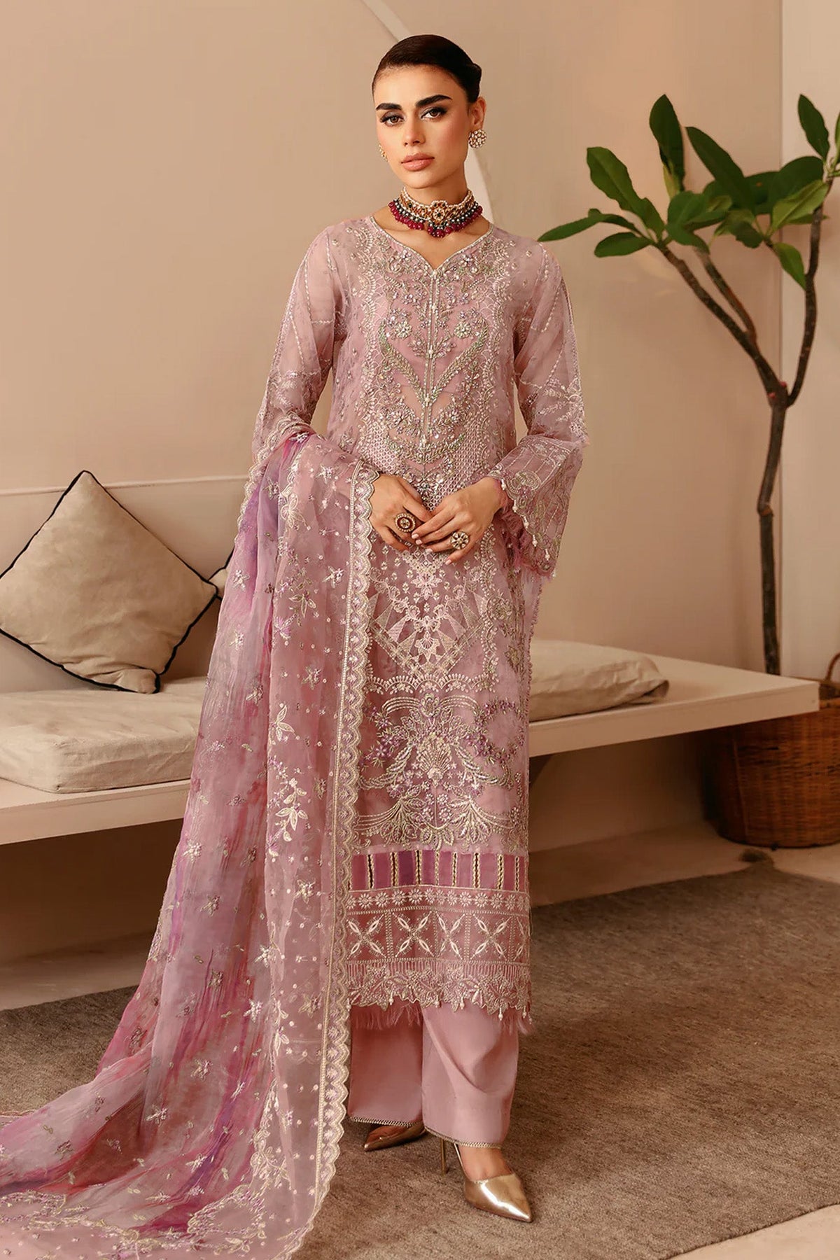 Ramsha Unstitched 3 Piece Festive Formals Vol-02 Collection'2025-E-206