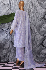 Elegant By HZ Unstitched 3 Piece Premium Digital Printed Lawn Vol-02 Collection'2025-EC-1046