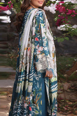 Elaf Prints Unstitched 3 Piece Printed Chikankari Lawn Collection'2024-ECK-02-B-Serenita