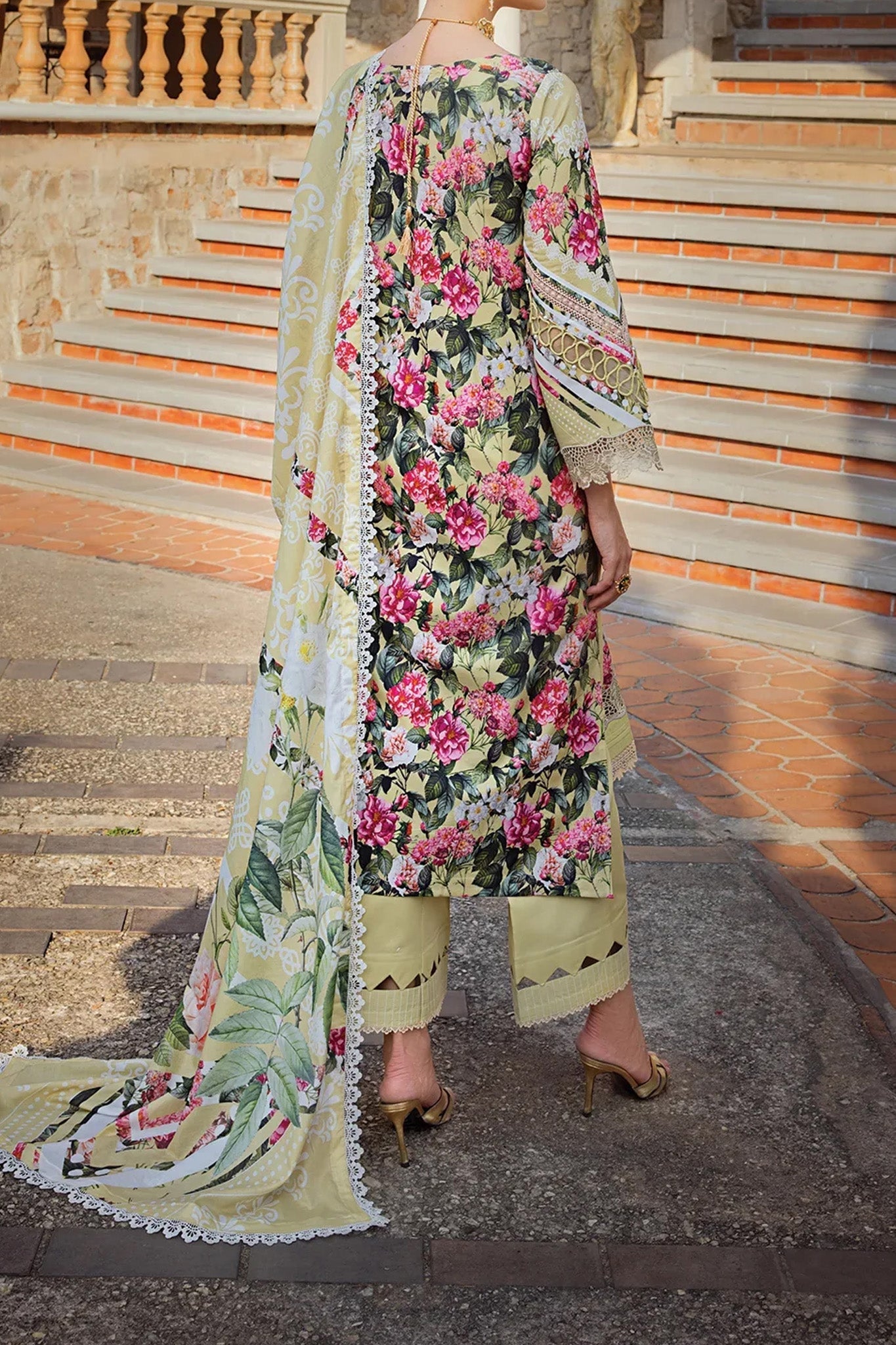 Elaf Prints Chikankari Unstitched 3 Piece Lawn Collection'2024-ECT-01-B