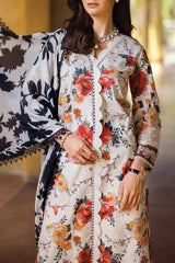Elaf Prints Chikankari Unstitched 3 Piece Lawn Collection'2024-ECT-02-A