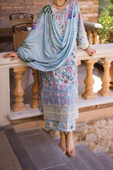 Elaf Prints Chikankari Unstitched 3 Piece Lawn Collection'2024-ECT-03-A