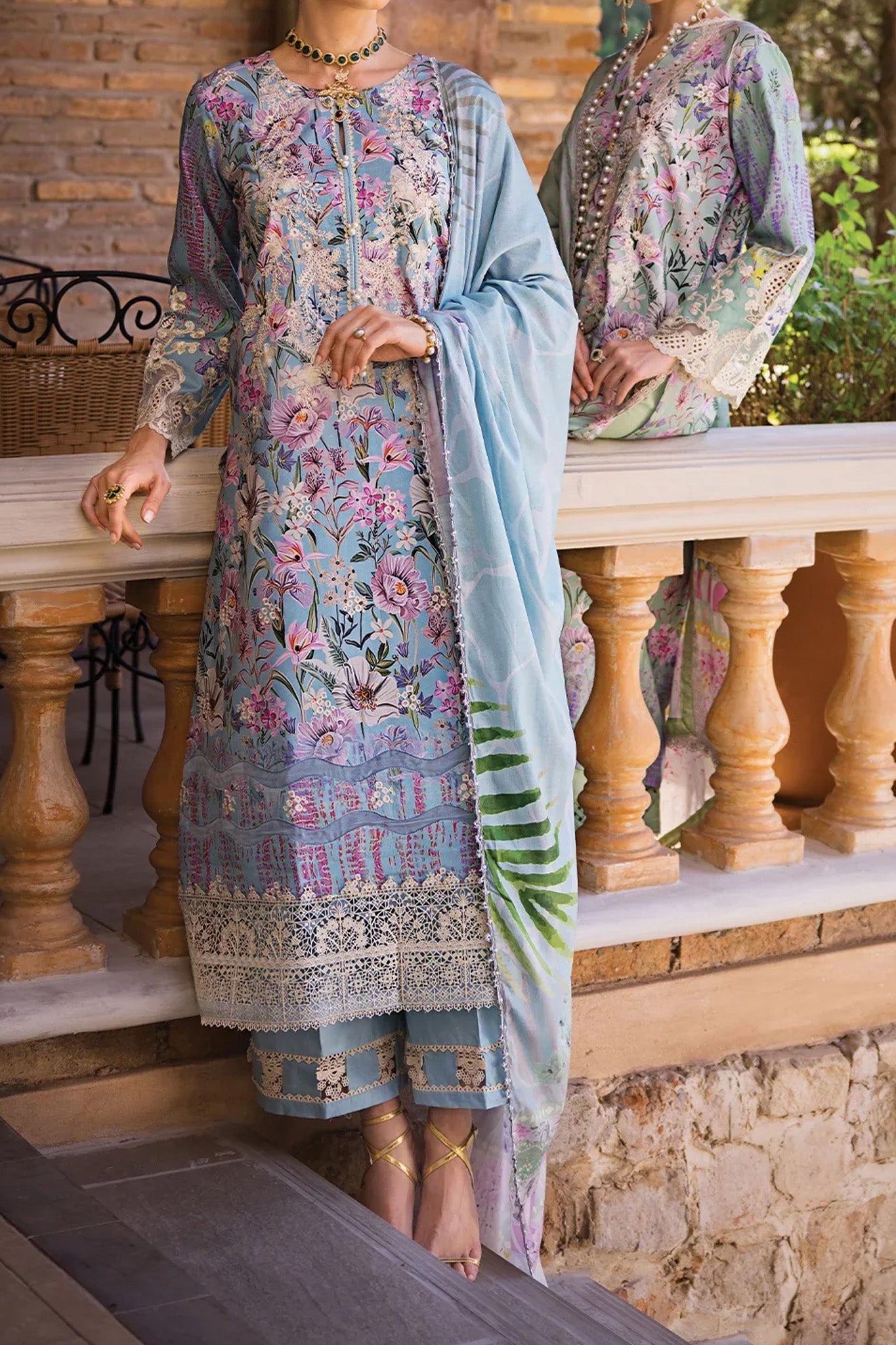 Elaf Prints Chikankari Unstitched 3 Piece Lawn Collection'2024-ECT-03-A