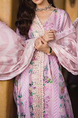 Elaf Prints Chikankari Unstitched 3 Piece Lawn Collection'2024-ECT-04-B
