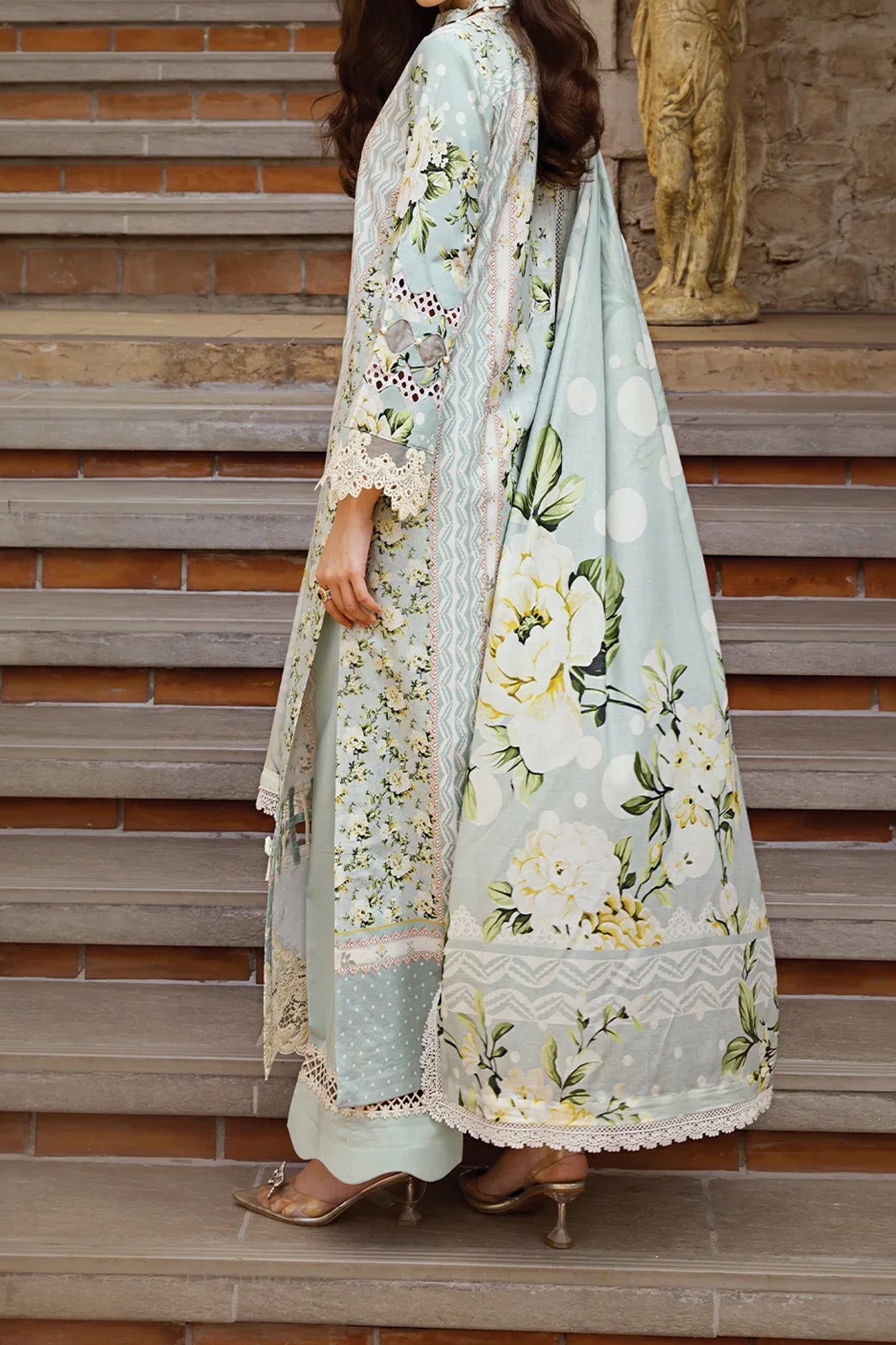 Elaf Prints Chikankari Unstitched 3 Piece Lawn Collection'2024-ECT-05-A