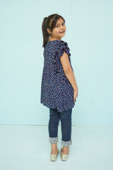 Linen Printed Top - Wear Ochre