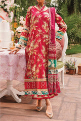 Elaf Prints Unstitched 3 Piece Printed Lawn Collection'2024-EEP-04-A-Flores De Amor