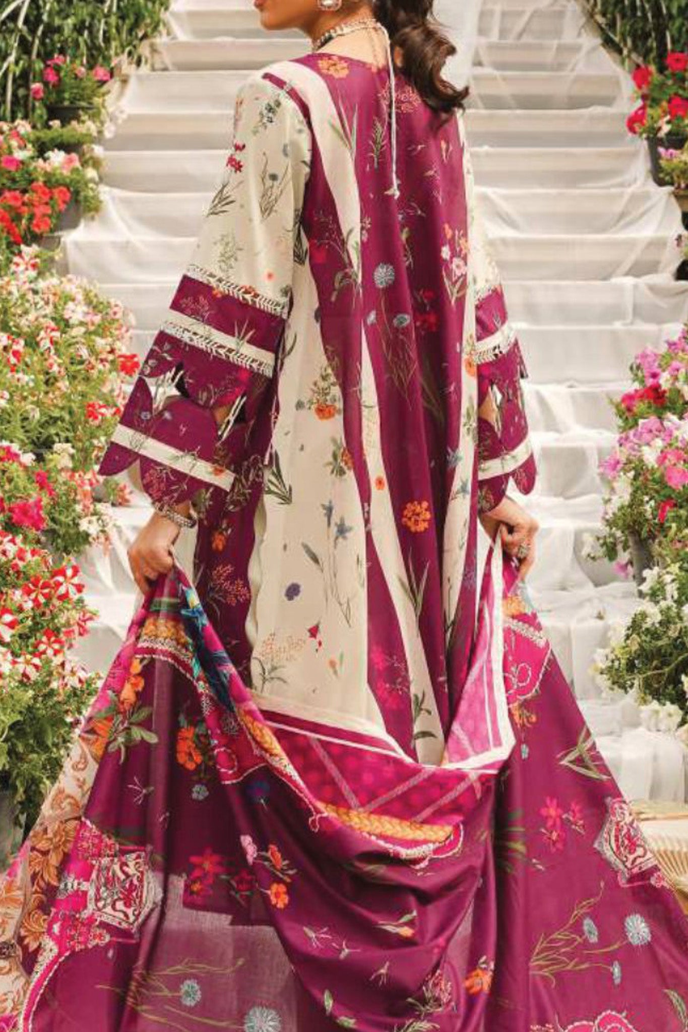 Elaf Prints Unstitched 3 Piece Printed Lawn Collection'2024-EEP-08-A-Twilight Ties