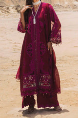 Hai Kuch By Elaf Unstitched 3 Piece Festive Emb Lawn Collection'2024-EHK-01-B-Gulzar