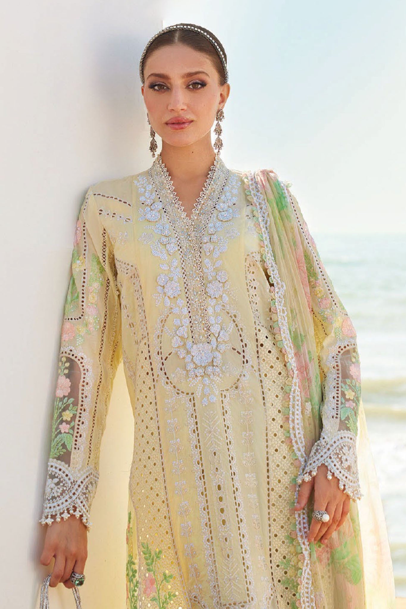 Maria B Unstitched 3 Piece Luxury Lawn Eid II Collection'2025-EL25-04