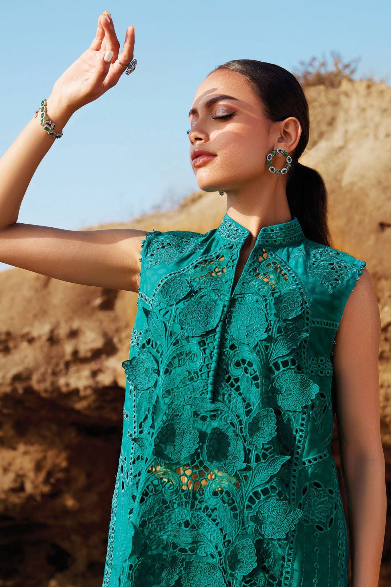 Maria B Unstitched 3 Piece Luxury Lawn Eid II Collection'2025-EL25-05