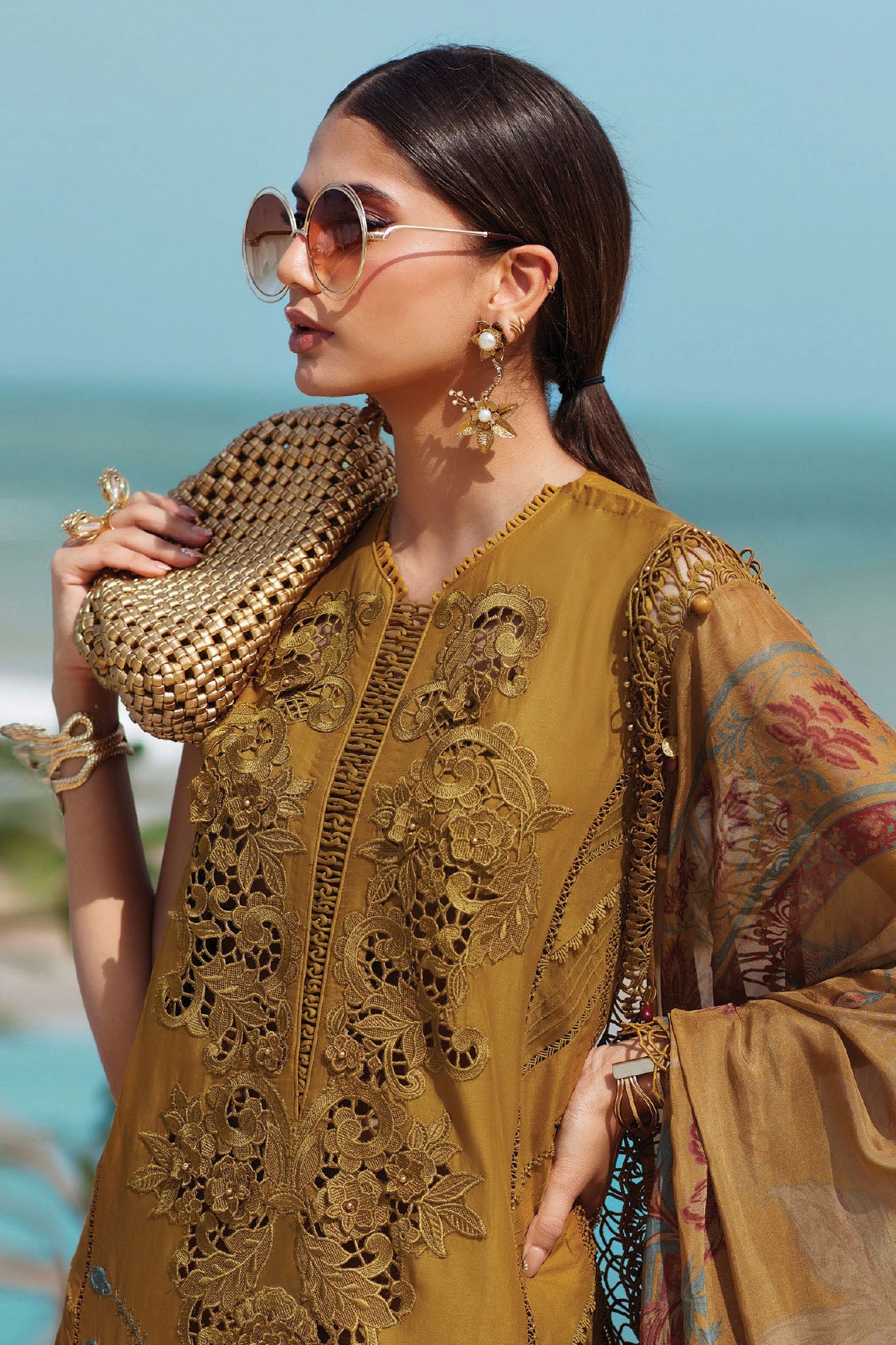 Maria B Unstitched 3 Piece Luxury Lawn Eid II Collection'2025-EL25-06