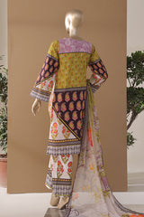 Intermix Art & Craft By HZ Stitched 3 Piece Printed Cambric Collection'2025-ELP-3P-537-Multi