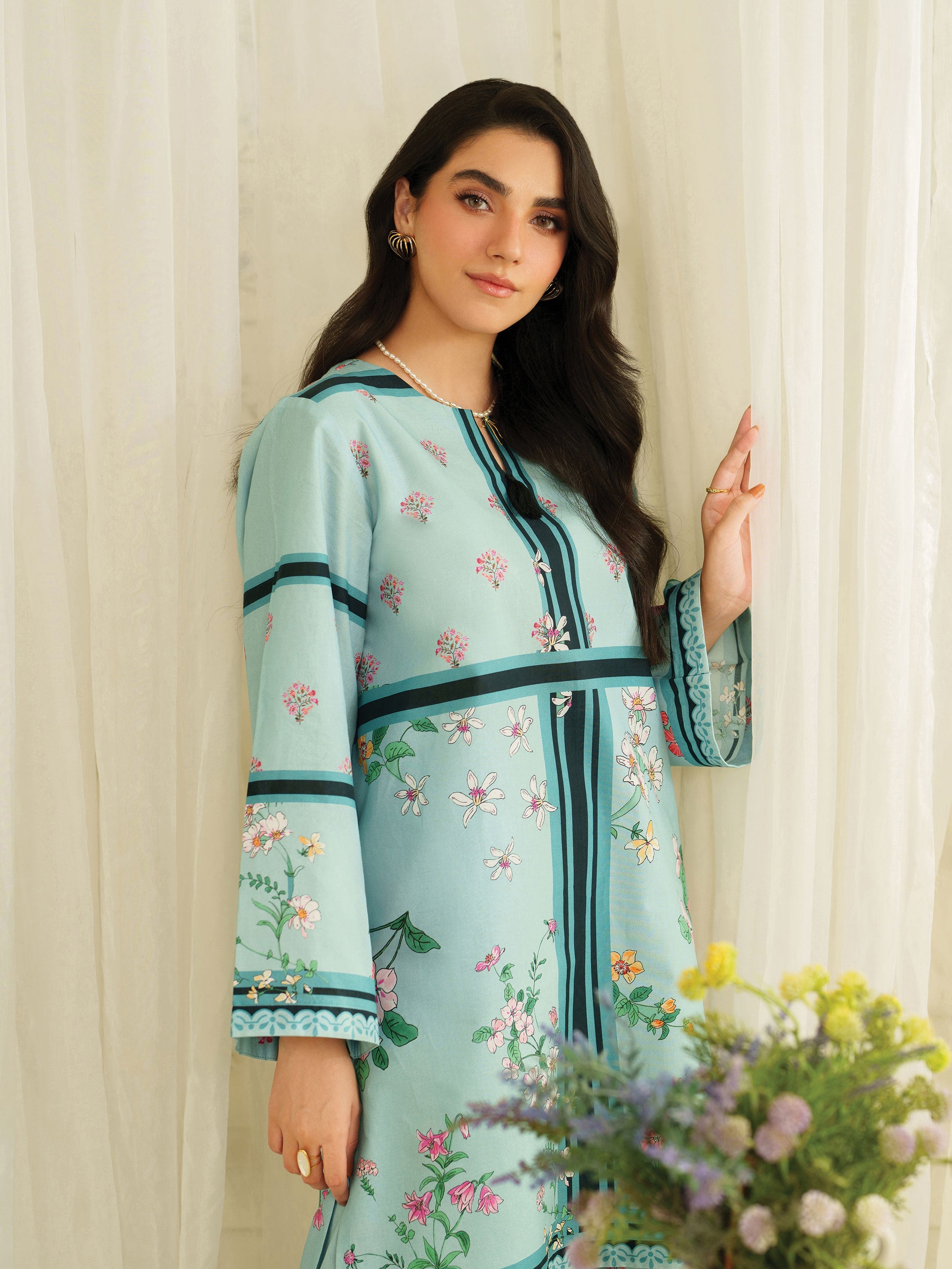 The Bloom Edit by Garnet Stitched 2 Piece Summer Collection'2025-Elva