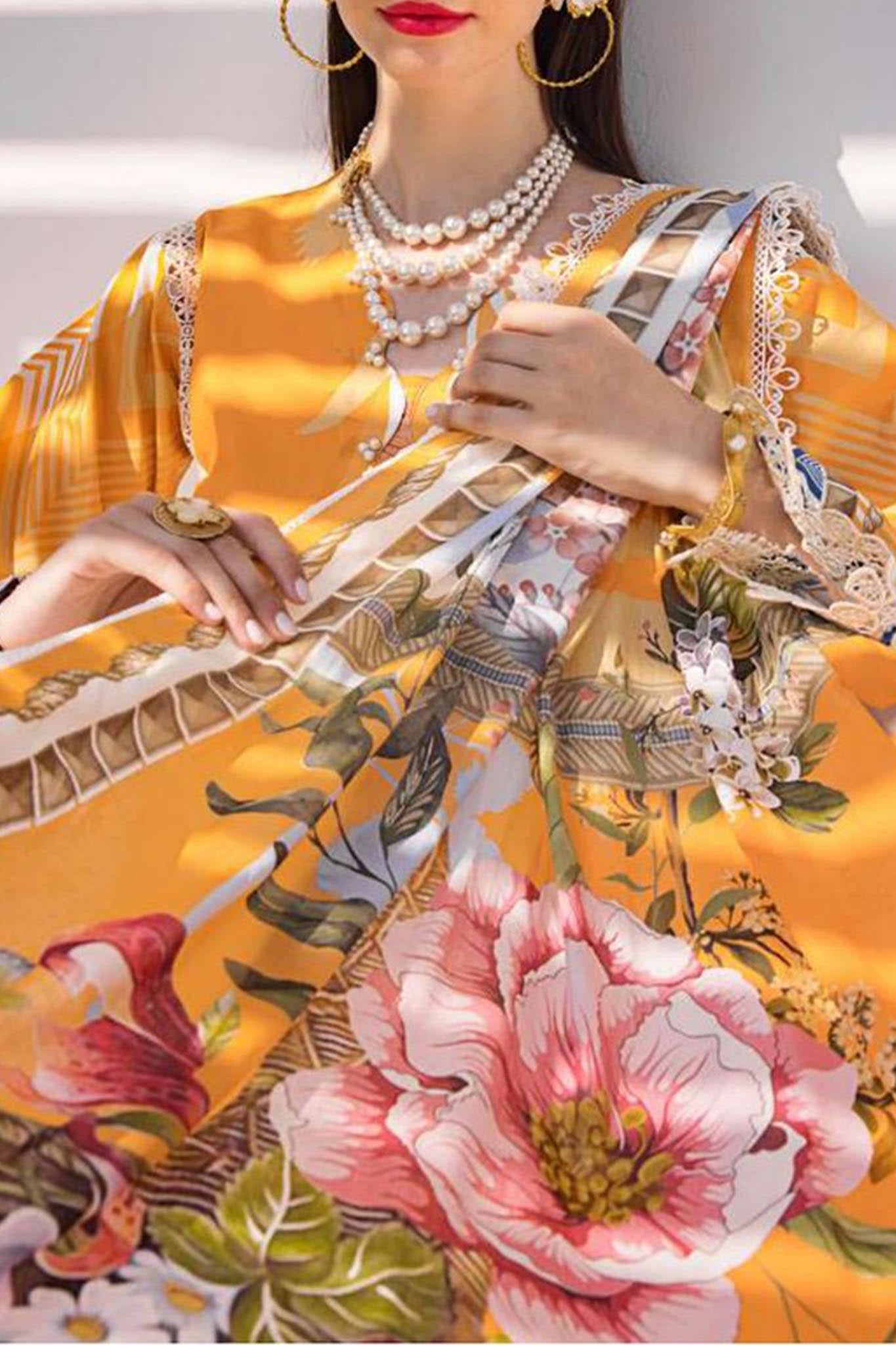 Elaf Prints Unstitched 3 Piece Printed Lawn Collection'2024-EOP-01-A