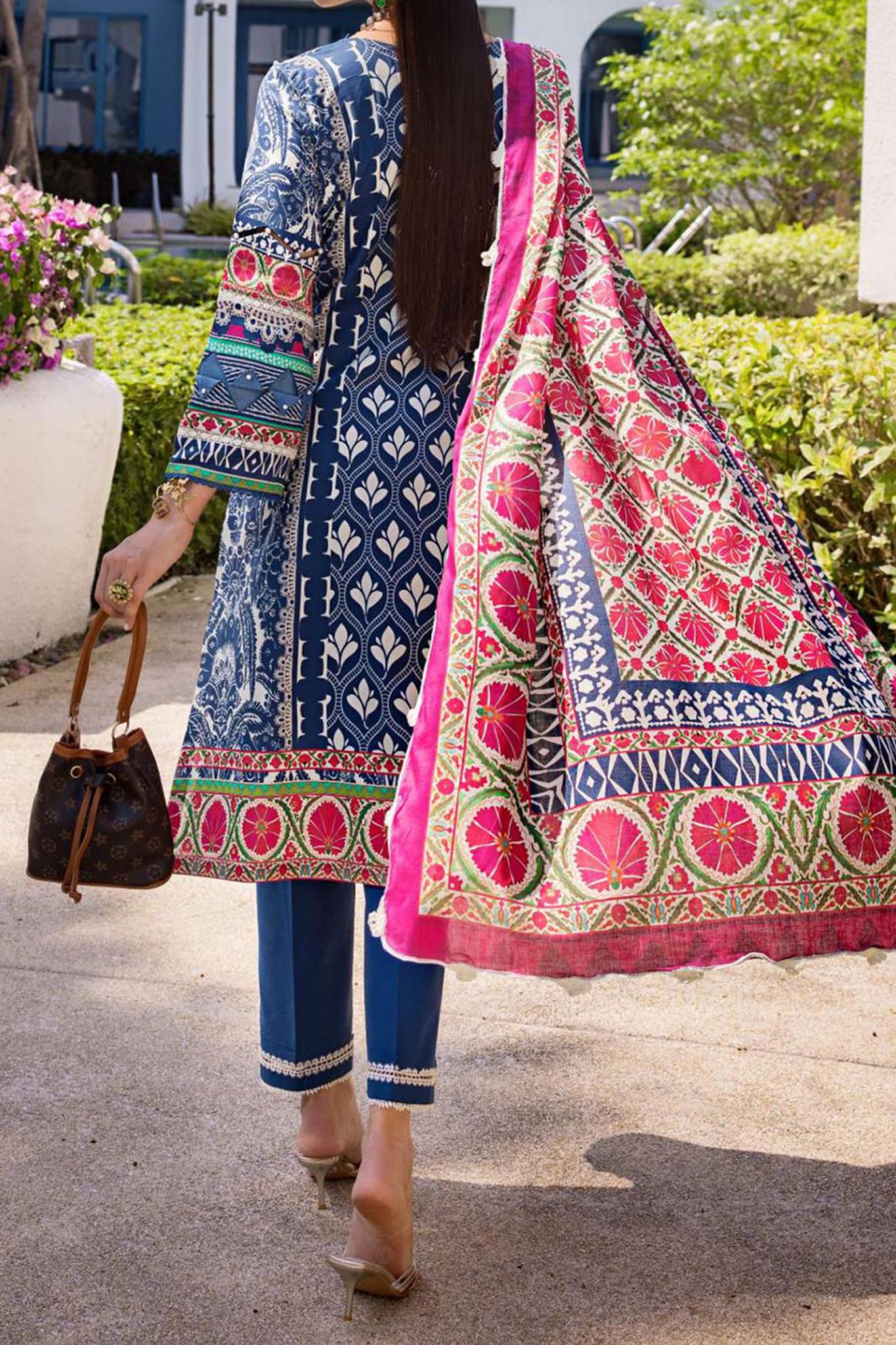 Elaf Prints Unstitched 3 Piece Printed Lawn Collection'2024-EOP-07-B