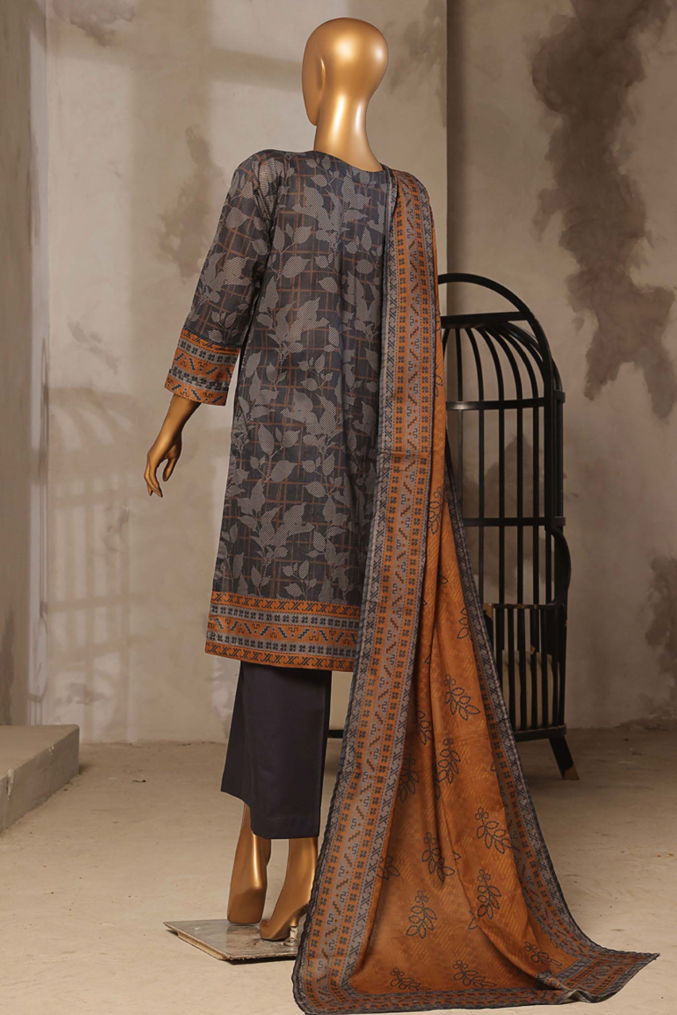 Aashkaar By HZ Stitched 3 Piece Emb Lawn Vol-04 Collection'2025-EPL-014
