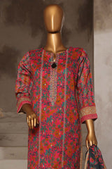Aashkaar By HZ Stitched 3 Piece Emb Lawn Vol-04 Collection'2025-EPL-015