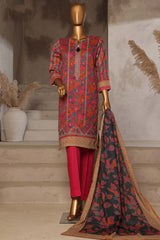 Aashkaar By HZ Stitched 3 Piece Emb Lawn Vol-04 Collection'2025-EPL-015