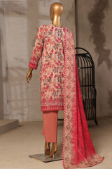 Aashkaar By HZ Stitched 3 Piece Emb Lawn Vol-04 Collection'2025-EPL-016
