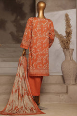 Aashkaar By HZ Stitched 3 Piece Emb Lawn Vol-04 Collection'2025-EPL-017