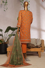 Aashkaar By HZ Stitched 3 Piece Emb Lawn Vol-05 Collection-EPL-001