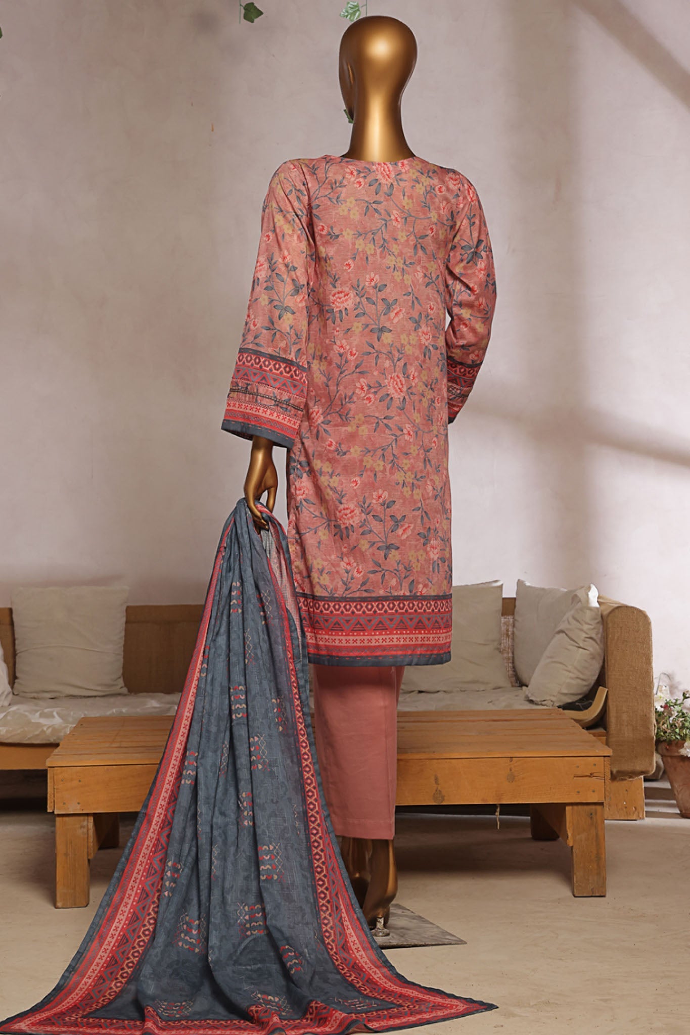 Aashkaar By HZ Stitched 3 Piece Emb Lawn Vol-05 Collection-EPL-007