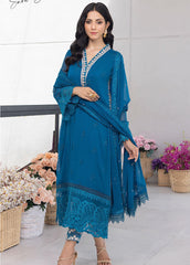 Ensembles by Azure Unstitched 3 Piece Chiffon Eid Collection'2023-ES-023