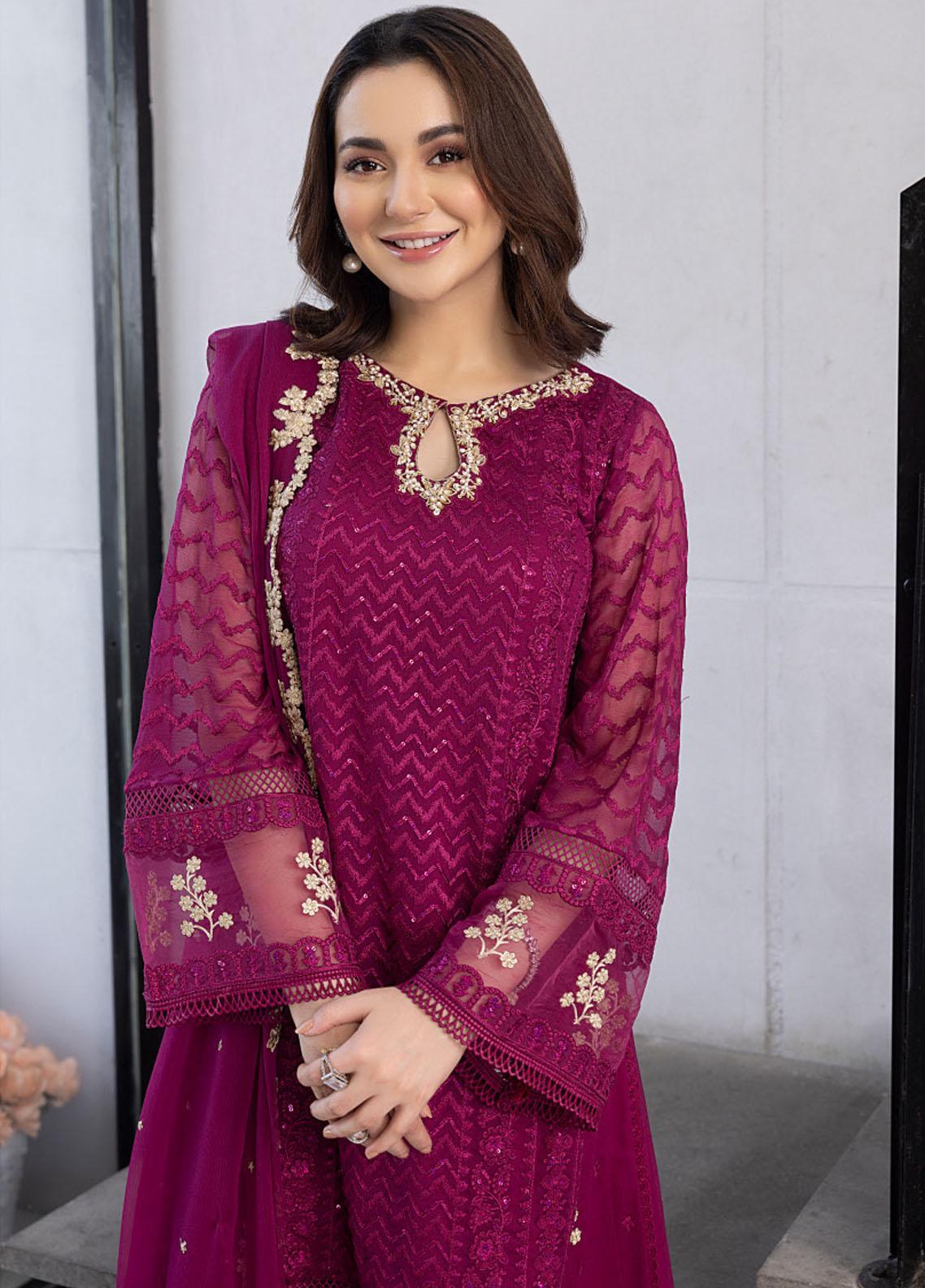 Ensembles by Azure Unstitched 3 Piece Chiffon Eid Collection'2023-ES-025