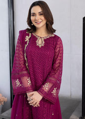 Ensembles by Azure Unstitched 3 Piece Chiffon Eid Collection'2023-ES-025