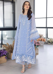 Ensembles by Azure Unstitched 3 Piece Chiffon Eid Collection'2023-ES-026