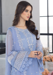 Ensembles by Azure Unstitched 3 Piece Chiffon Eid Collection'2023-ES-026