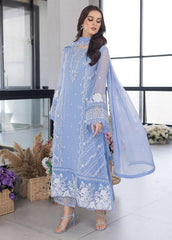 Ensembles by Azure Unstitched 3 Piece Chiffon Eid Collection'2023-ES-026