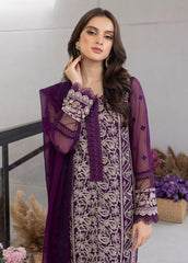 Ensembles by Azure Unstitched 3 Piece Chiffon Eid Collection'2023-ES-028