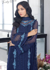 Ensembles by Azure Unstitched 3 Piece Chiffon Eid Collection'2023-ES-030