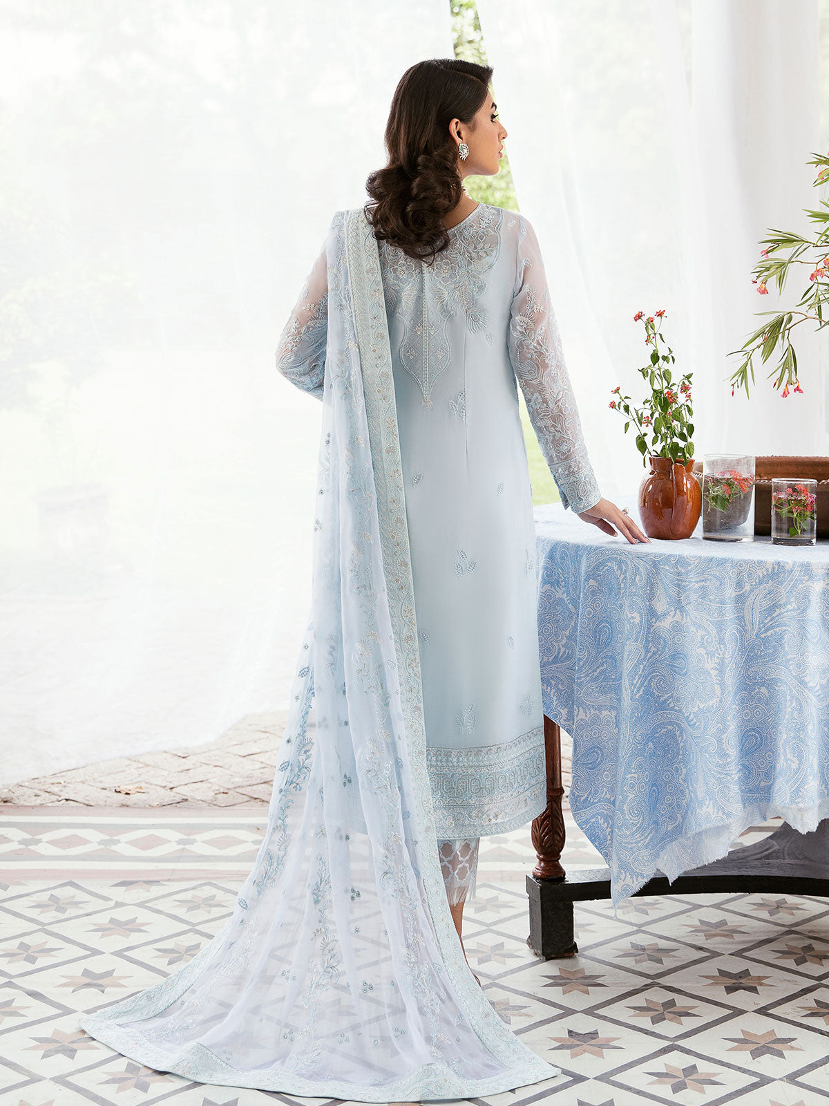 Gulaal Stitched 3 Piece Luxury Emb Pret Vol-01 Collection'2023-Wisteria - (GL-EP-23V1-11)