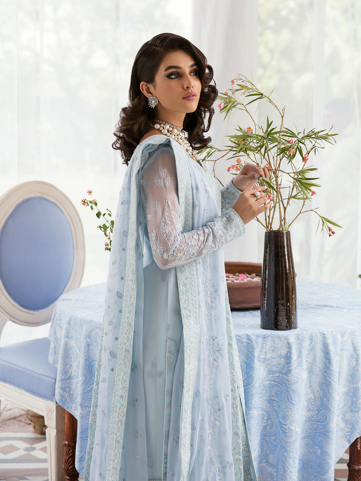 Gulaal Stitched 3 Piece Luxury Emb Pret Vol-01 Collection'2023-Wisteria - (GL-EP-23V1-11)