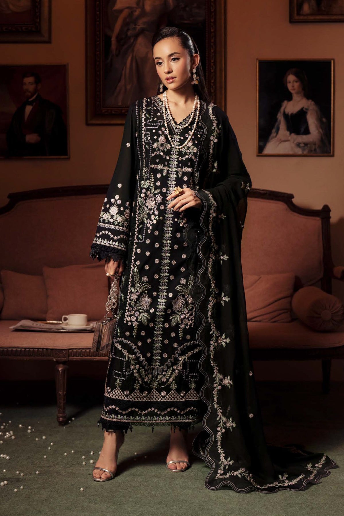 Feya By Nureh Unstitched 3 Piece Emb Lawn Eid Edit Collection'2025-Feya-FE-12