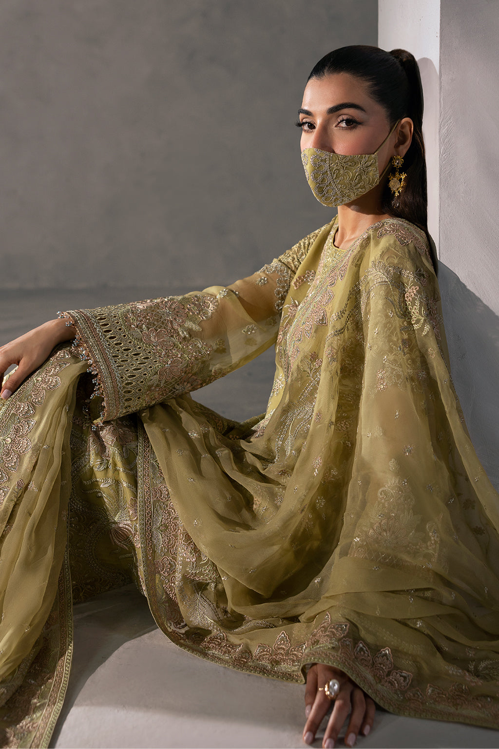 Laconic By Flossie Unstitched 3 Piece Formals Collection'2025-FE - 903