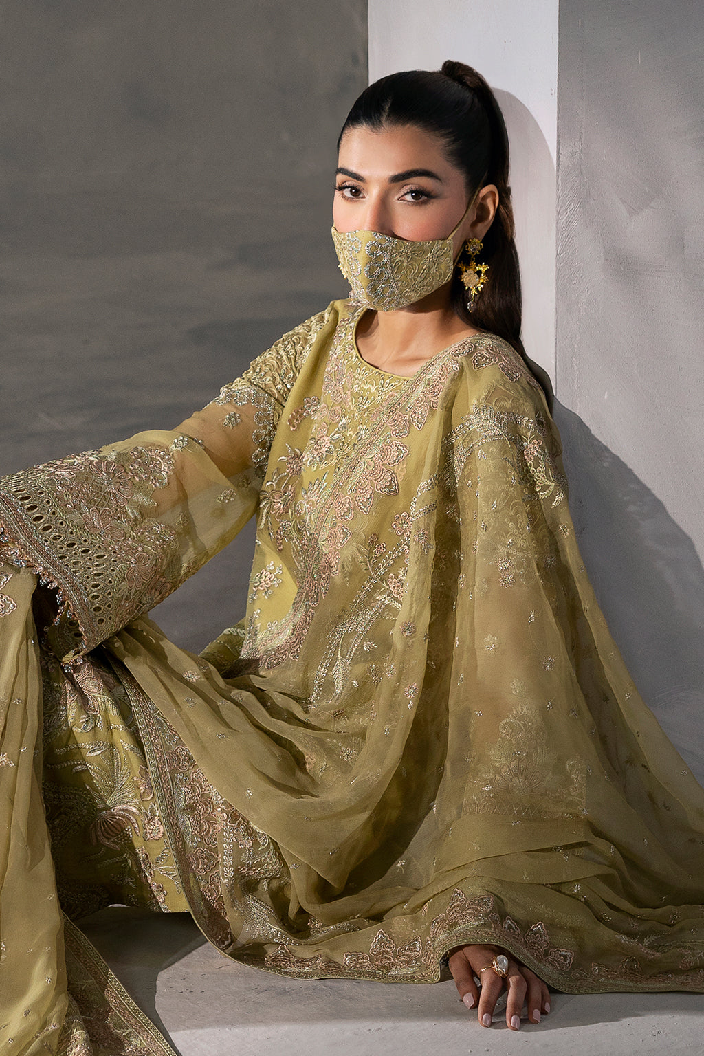 Laconic By Flossie Unstitched 3 Piece Formals Collection'2025-FE - 903