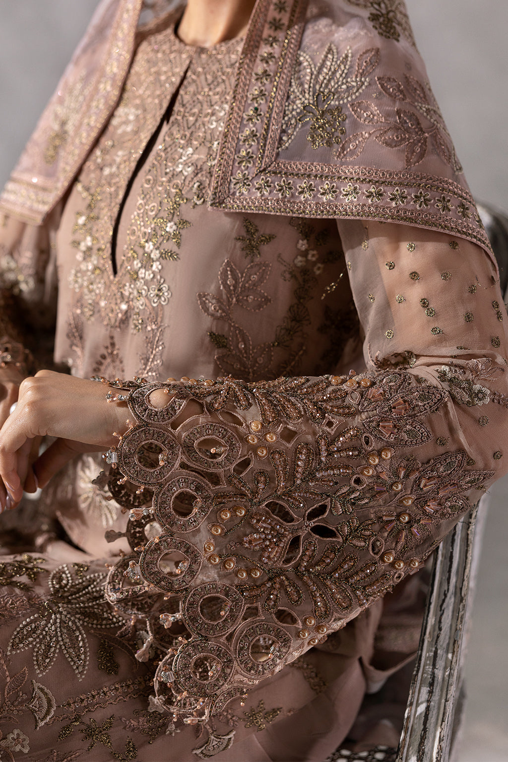Laconic By Flossie Unstitched 3 Piece Formals Collection'2025-FE - 910