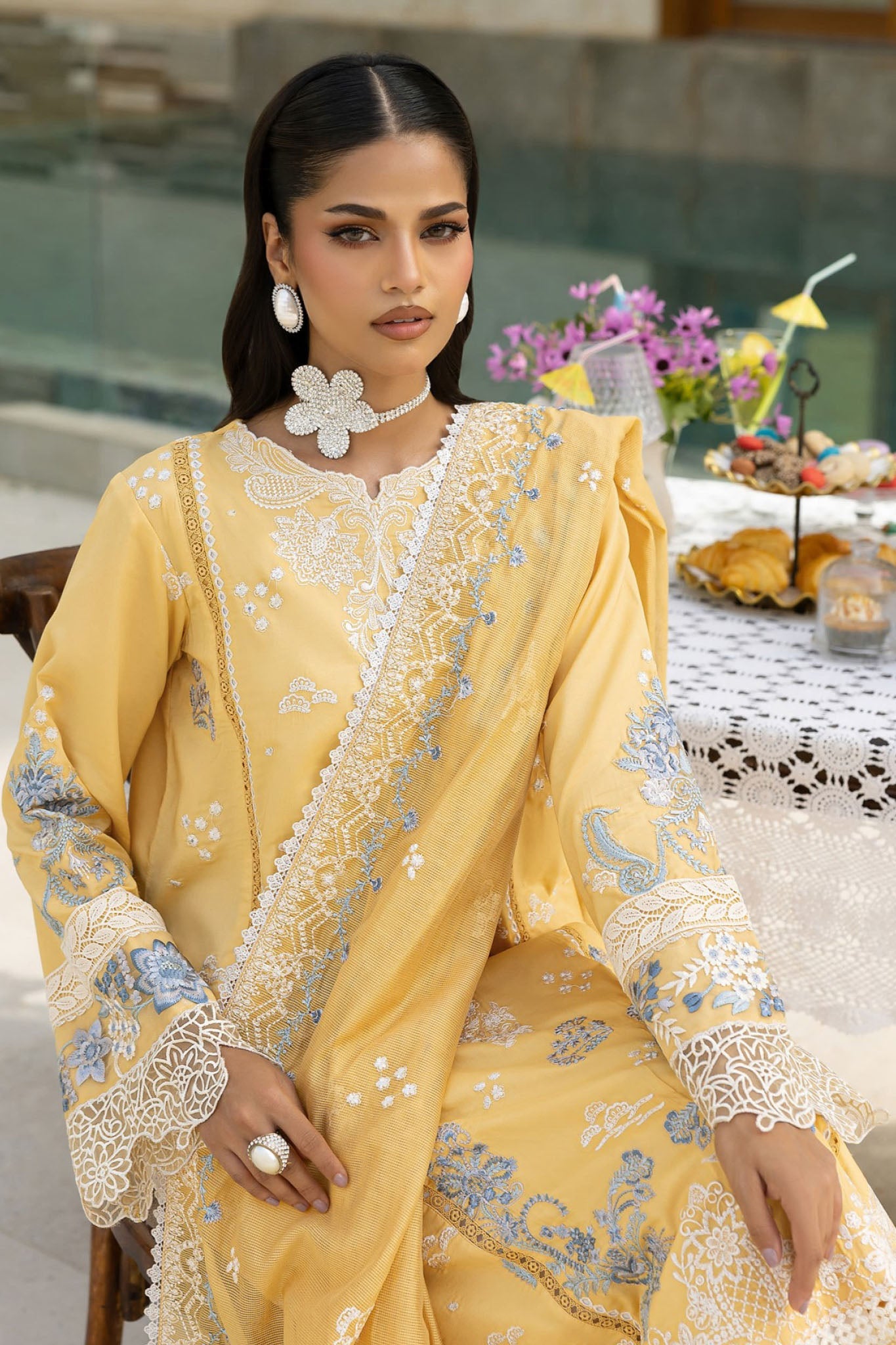 Florent Unstitched 3 Piece Lawn Eid Collection'2025-FEF-02-A