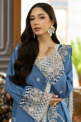 Florent Unstitched 3 Piece Lawn Eid Collection'2025-FEF-07-A