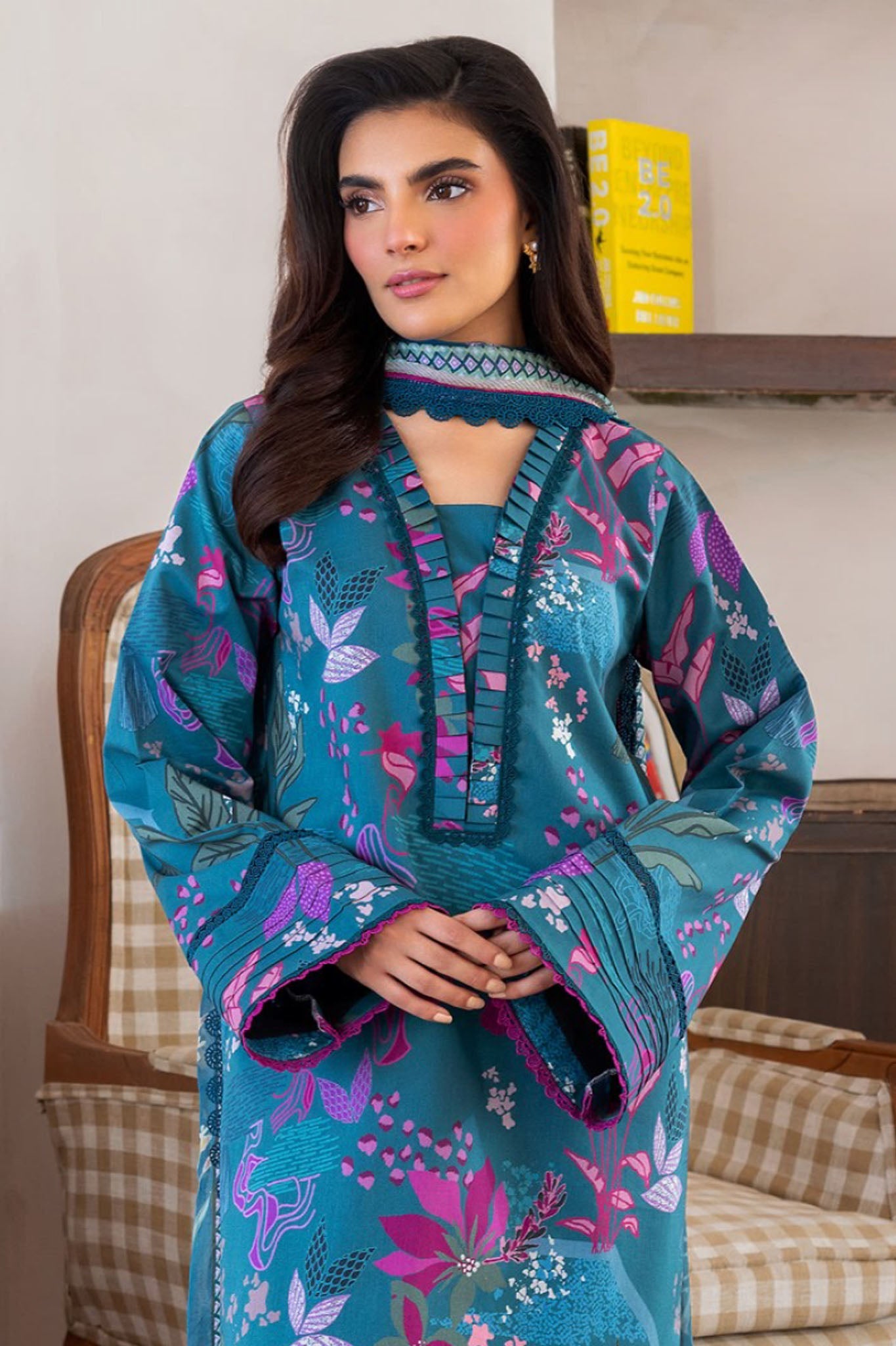 Florent Unstitched 3 Piece Luxury Prints Collection'2025-FL-05-B