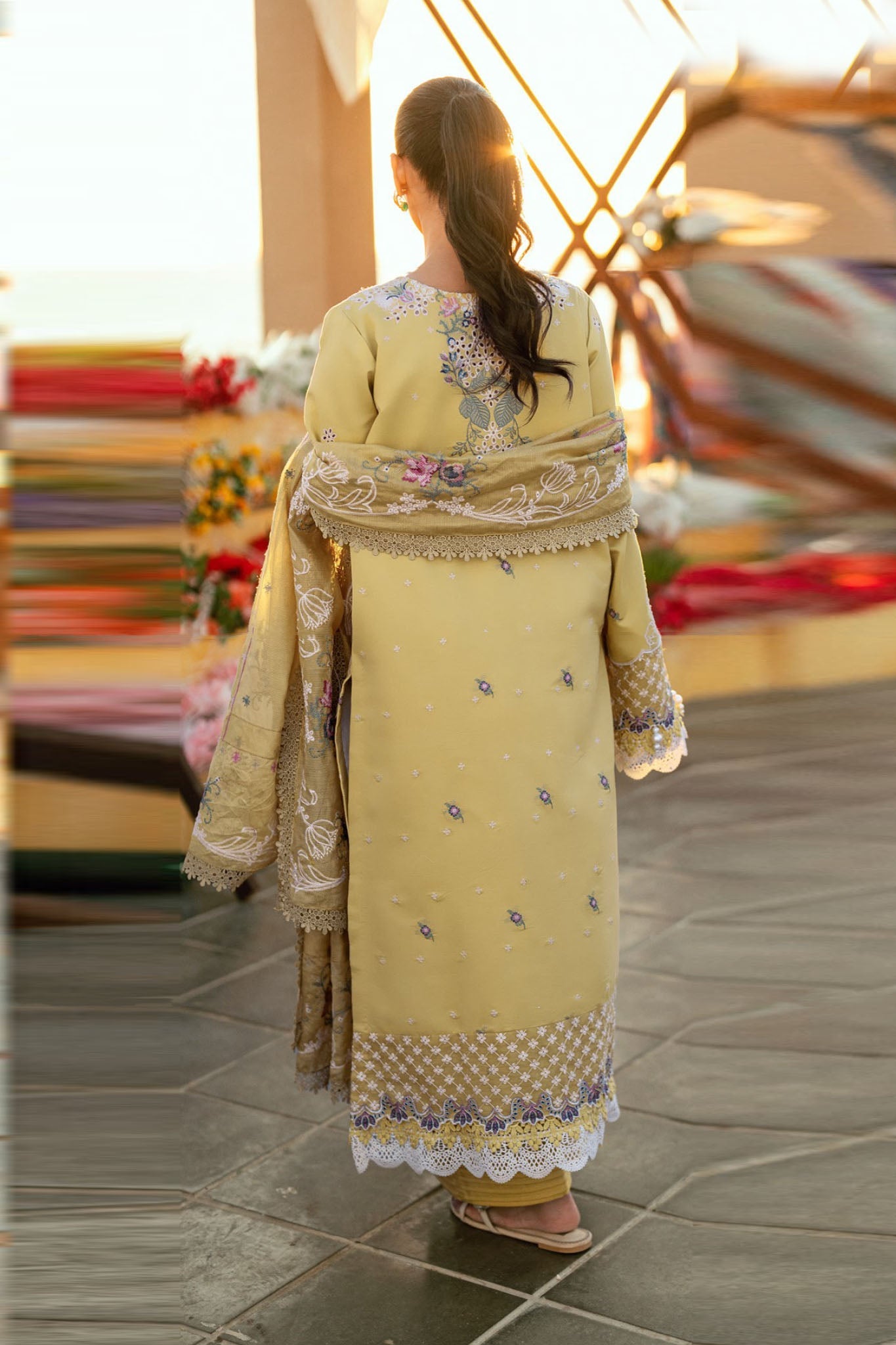 Florent Unstitched 3 Piece Luxury Lawn Eid Edit Collection'2025-FL-04-B
