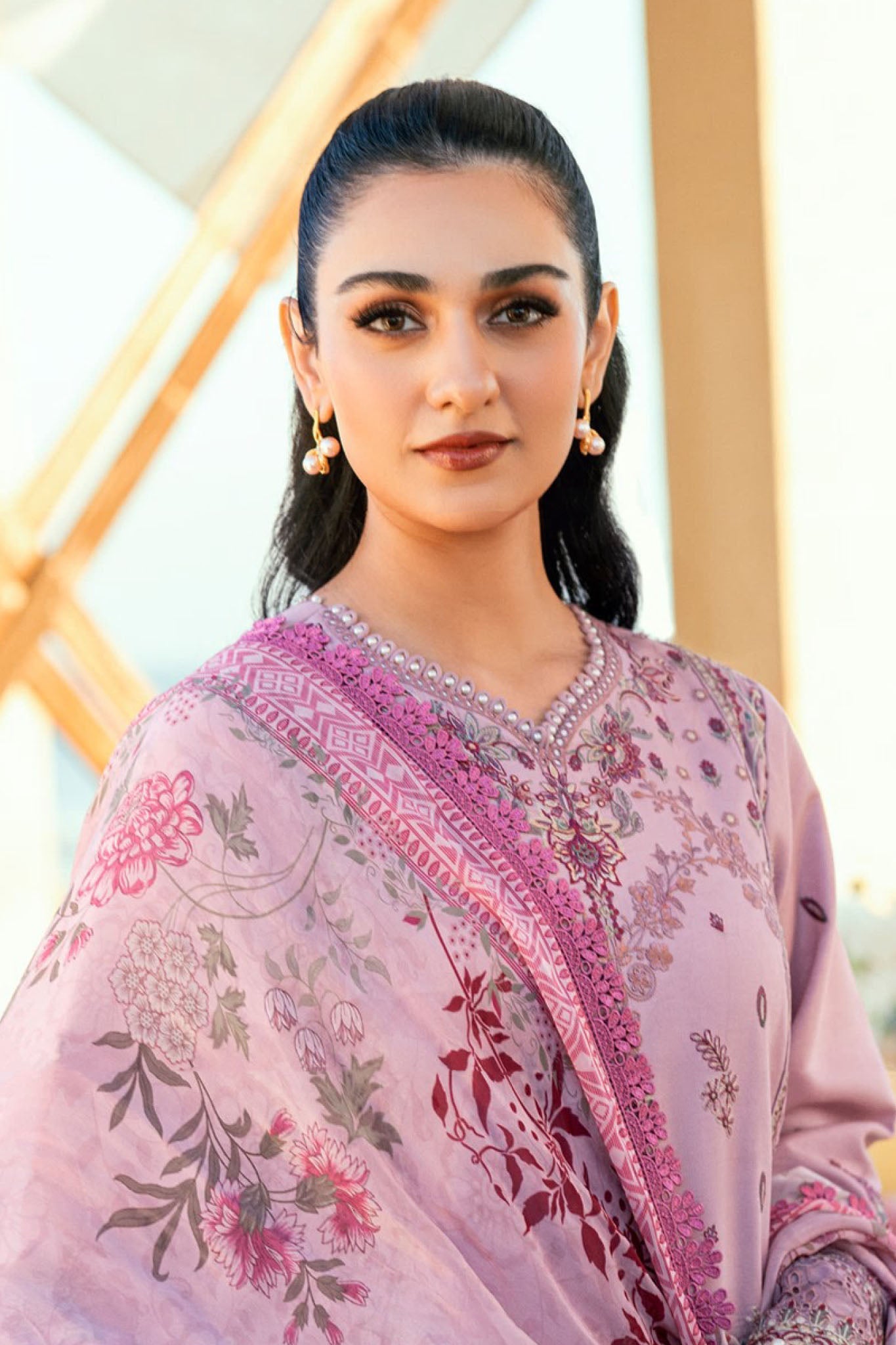 Florent Unstitched 3 Piece Luxury Lawn Eid Edit Collection'2025-FL-08-A