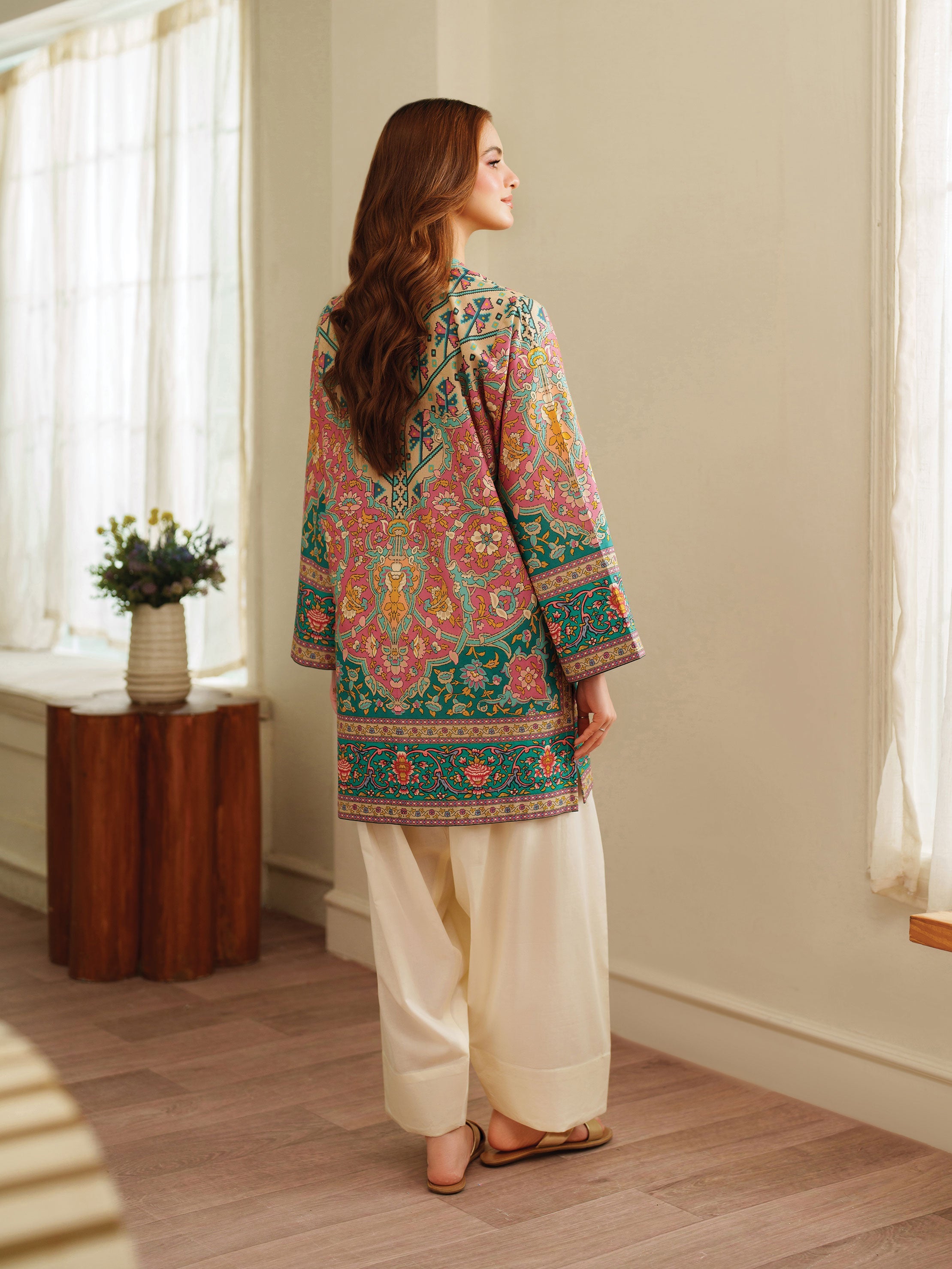 The Bloom Edit by Garnet Stitched 2 Piece Summer Collection'2025-Forest Hue